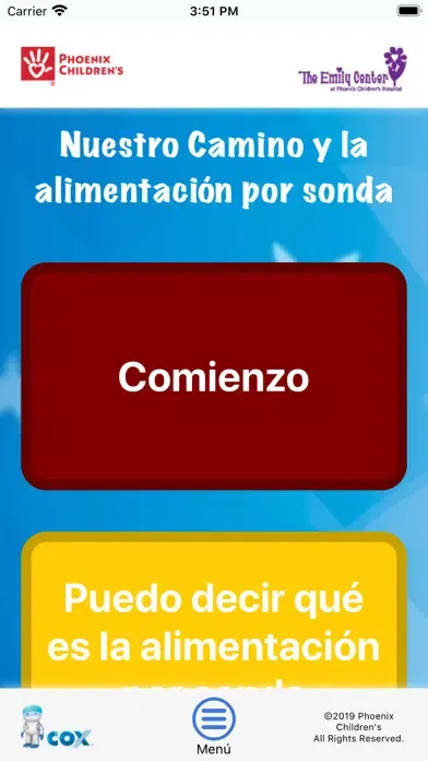 Ảnh chụp màn hình của Alimentación por sonda