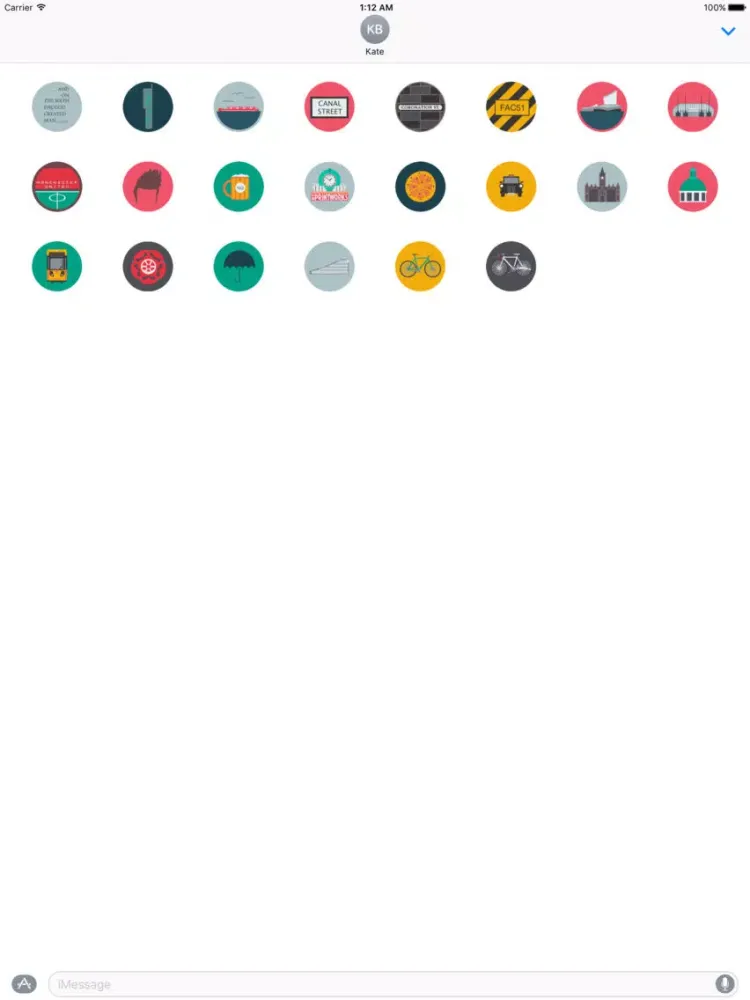 تصاویر Manchester Sticker Pack iPad 