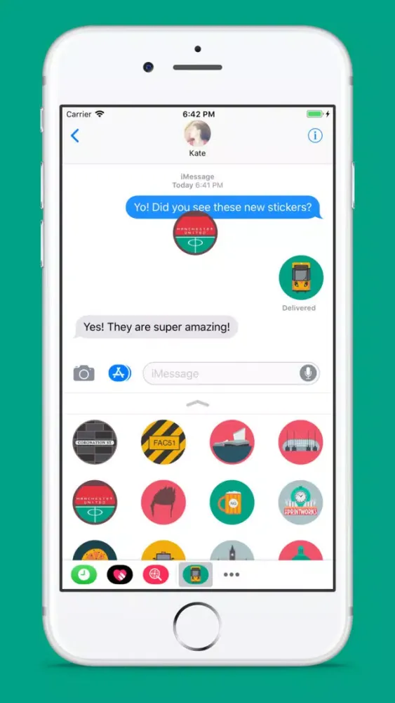 تصاویر Manchester Sticker Pack