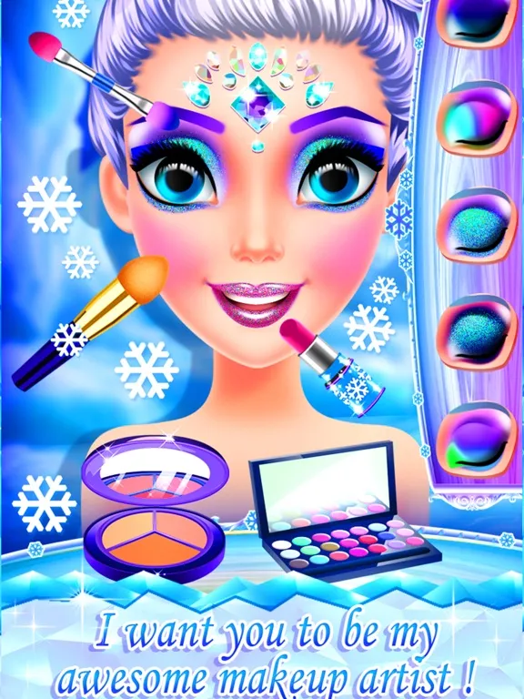 Ice Queen Beauty Salon iPad  스크린샷