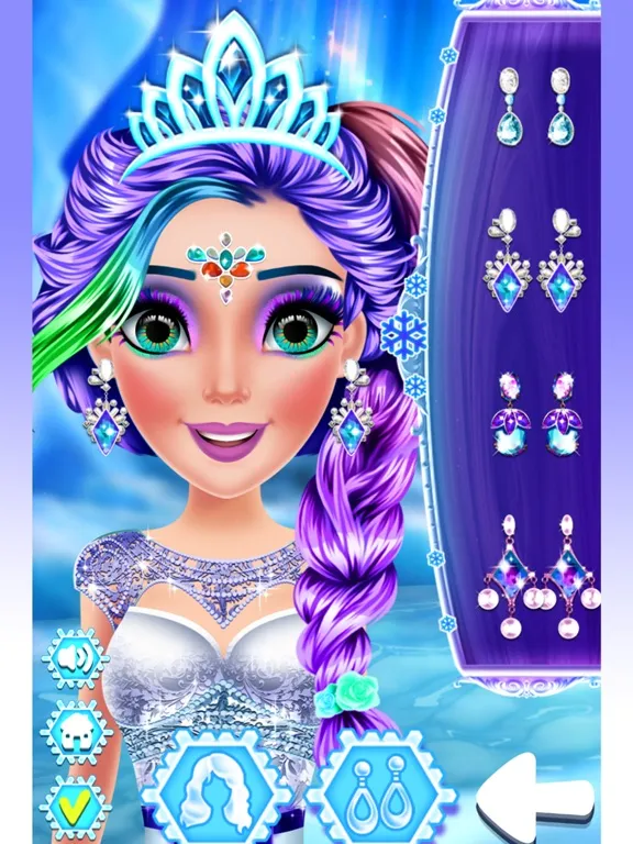 Ice Queen Beauty Salon iPad  스크린샷