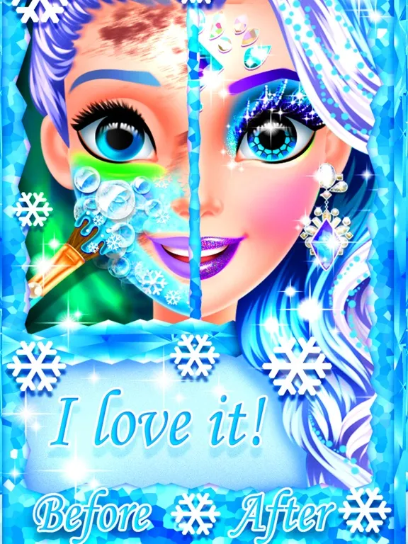 Ice Queen Beauty Salon iPad  스크린샷