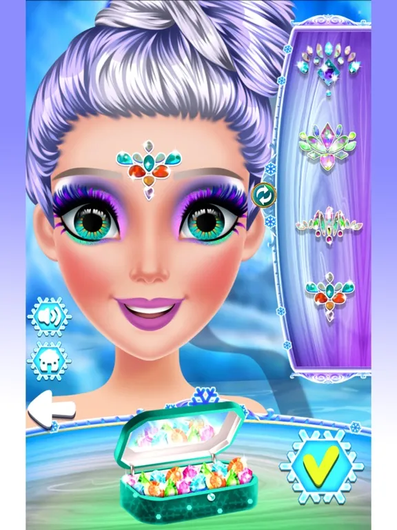 Ice Queen Beauty Salon iPad  스크린샷