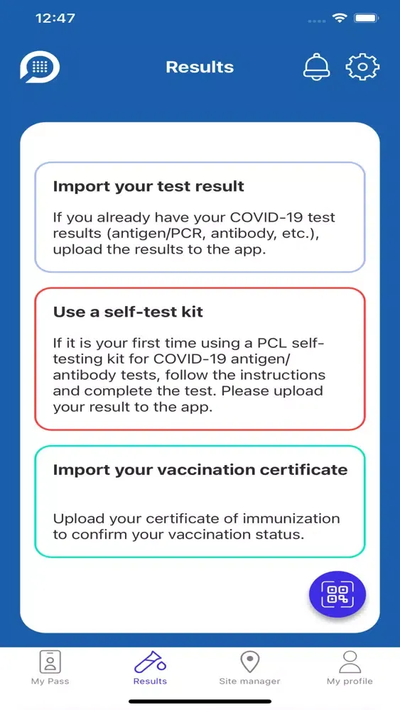Tangkapan layar PCL Pass