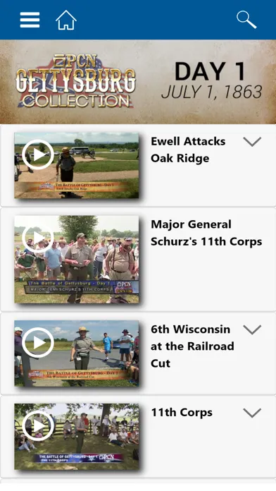 Capturas de pantalla de Gettysburg Collection