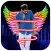 Neon Spiral Line Photo Editor