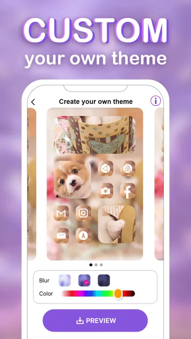 ภาพหน้าจอของ aIcon: aesthetic theme & icons