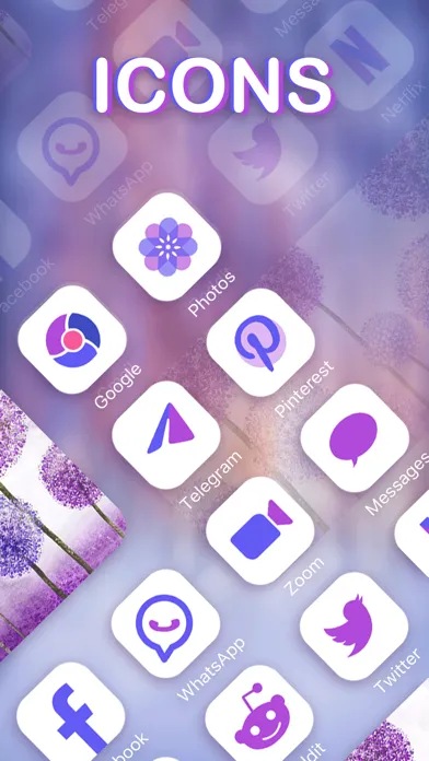 ภาพหน้าจอของ aIcon: aesthetic theme & icons