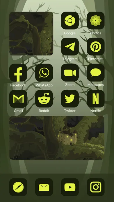 ภาพหน้าจอของ aIcon: aesthetic theme & icons