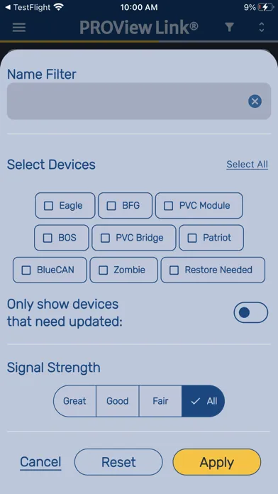 PROView Link Screenshots