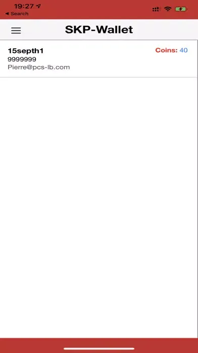 SKP WALLET. سکرین شاٹس