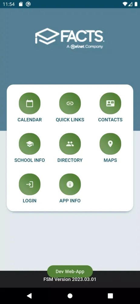 Captures d'écran de FACTS School App