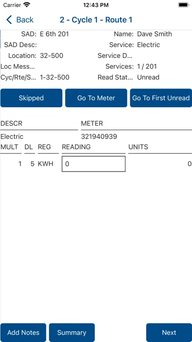 Utility Mobile Readings应用截图
