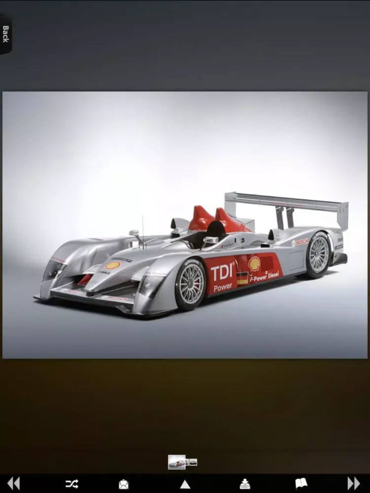 Capturas de pantalla de Audi Showroom iPad 