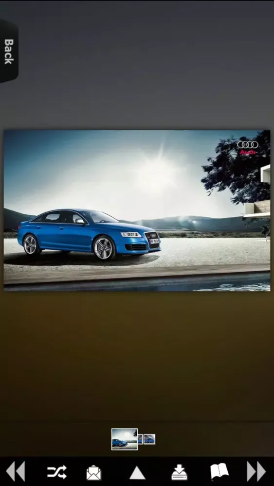 Capturas de pantalla de Audi Showroom