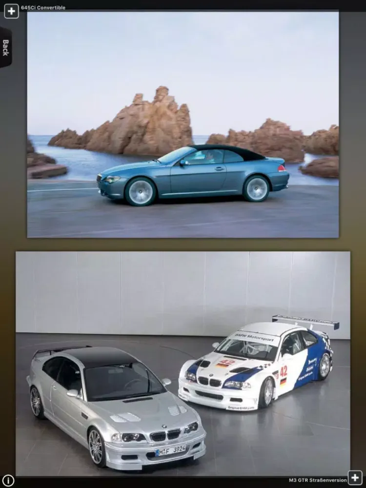 BMW Showroom iPad  Screenshots