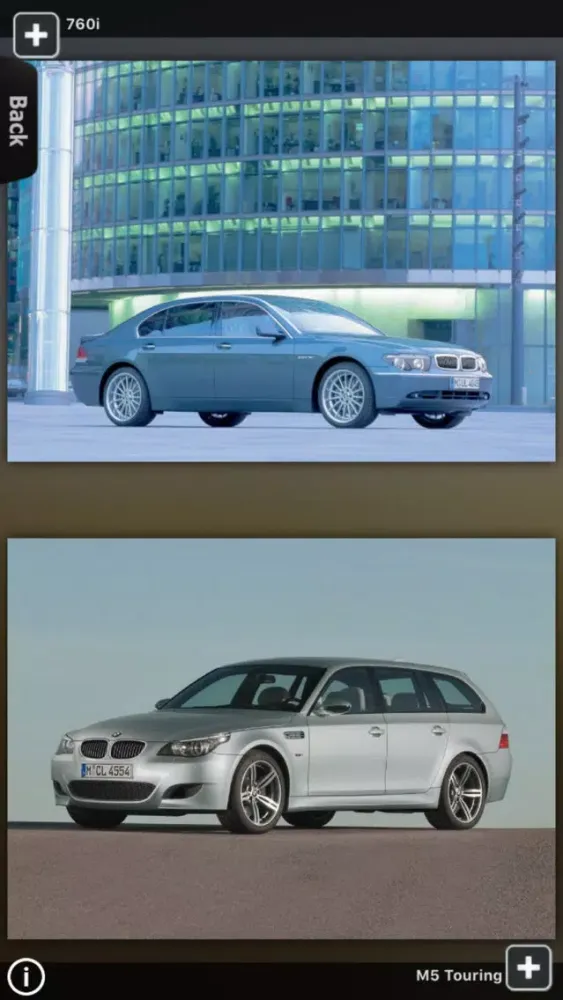 BMW Showroom Screenshots
