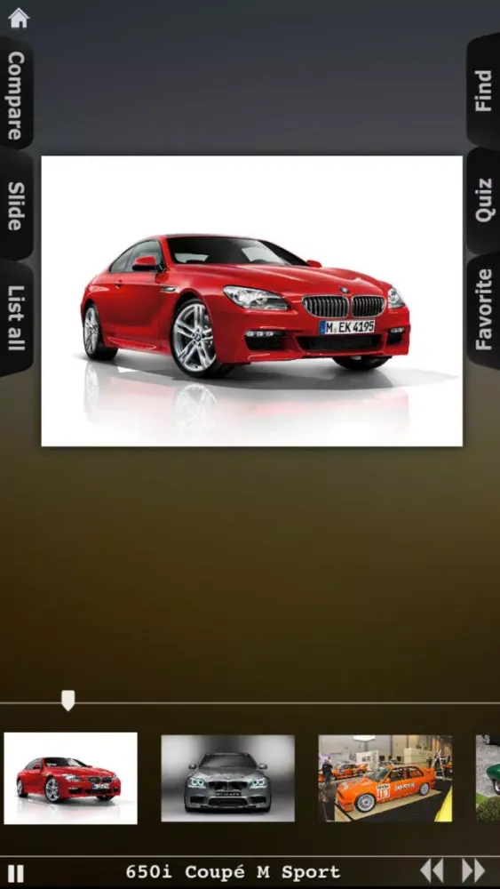 BMW Showroom Screenshots