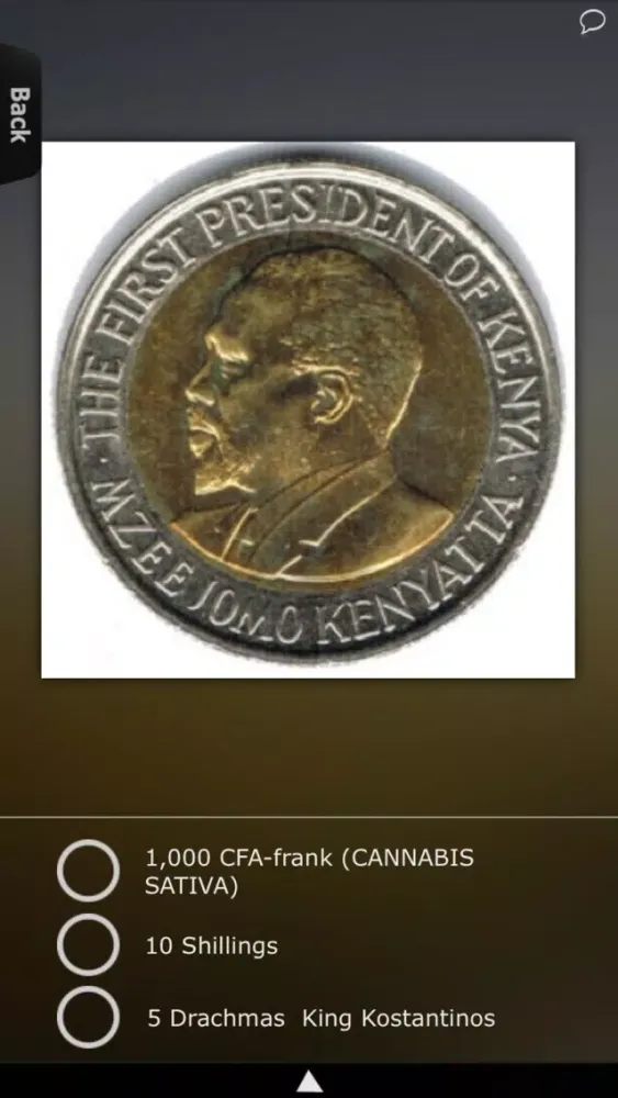 Tangkapan skrin Coins Catalog
