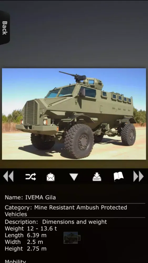 Military Armored Vehicles Info应用截图