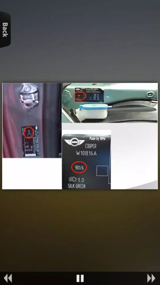 Car Color Code Locations Info স্ক্রিনশট
