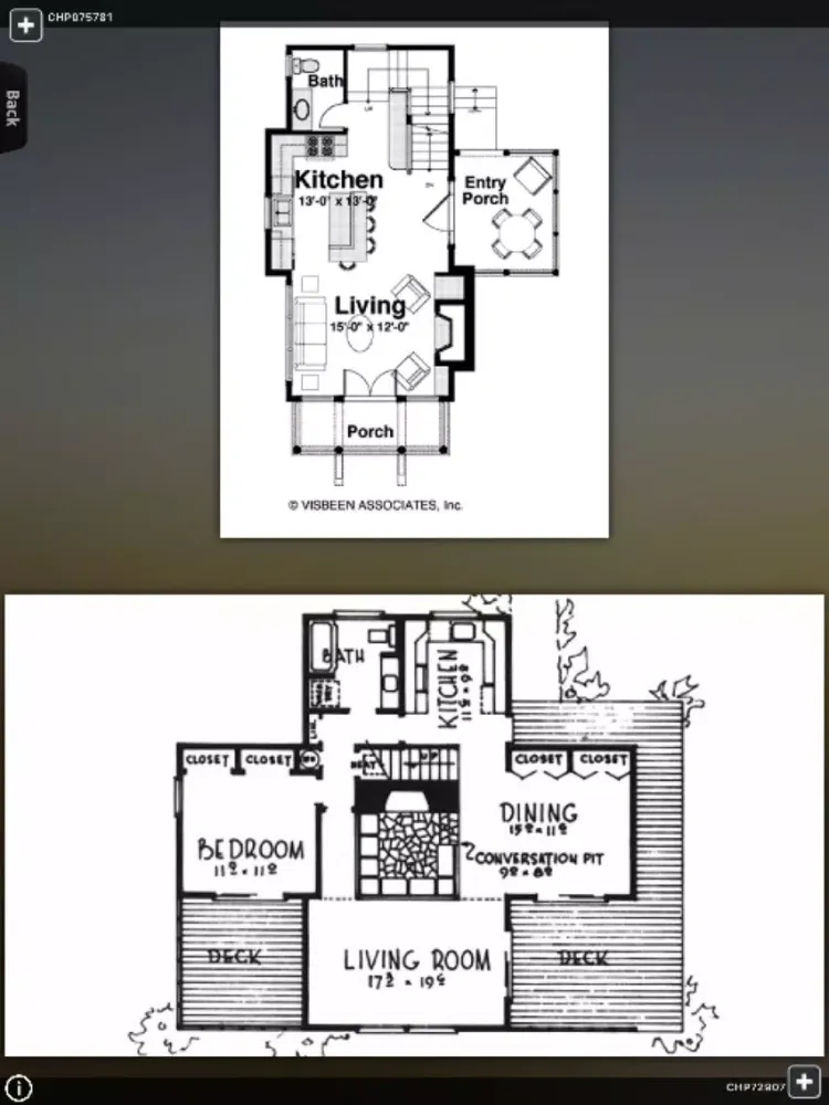 Cabin Style House Plans iPad  Screenshots