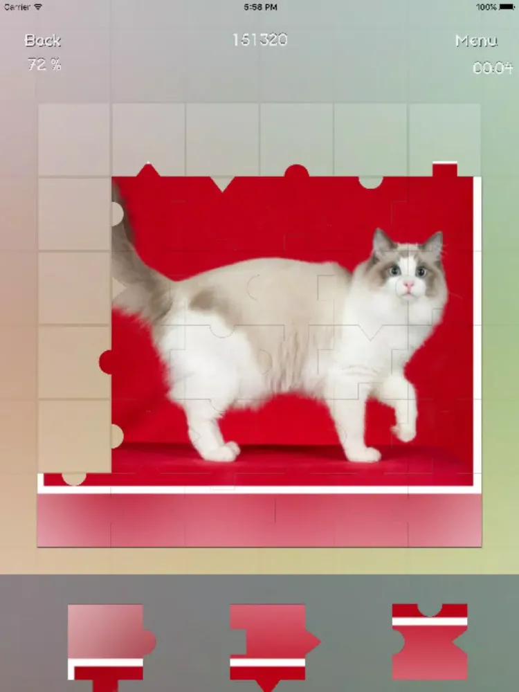 Ảnh chụp màn hình của Cats - Best Puzzle iPad 