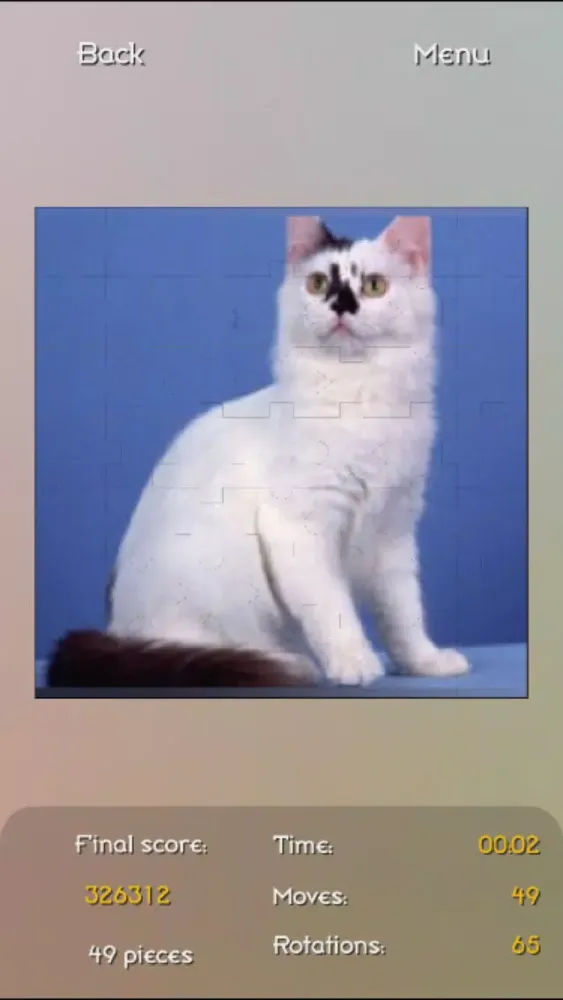 Ảnh chụp màn hình của Cats - Best Puzzle