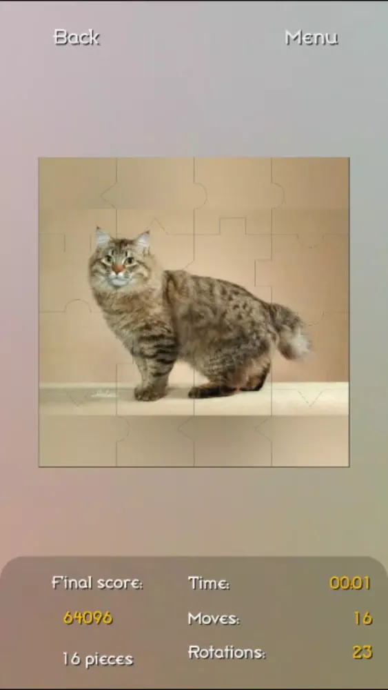 Ảnh chụp màn hình của Cats - Best Puzzle