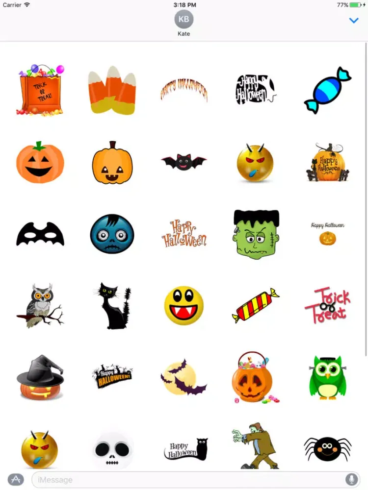 Fun Halloween Stickers + iPad  স্ক্রিনশট
