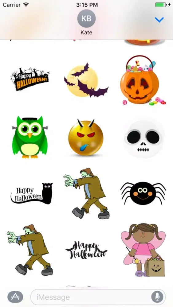Fun Halloween Stickers + স্ক্রিনশট
