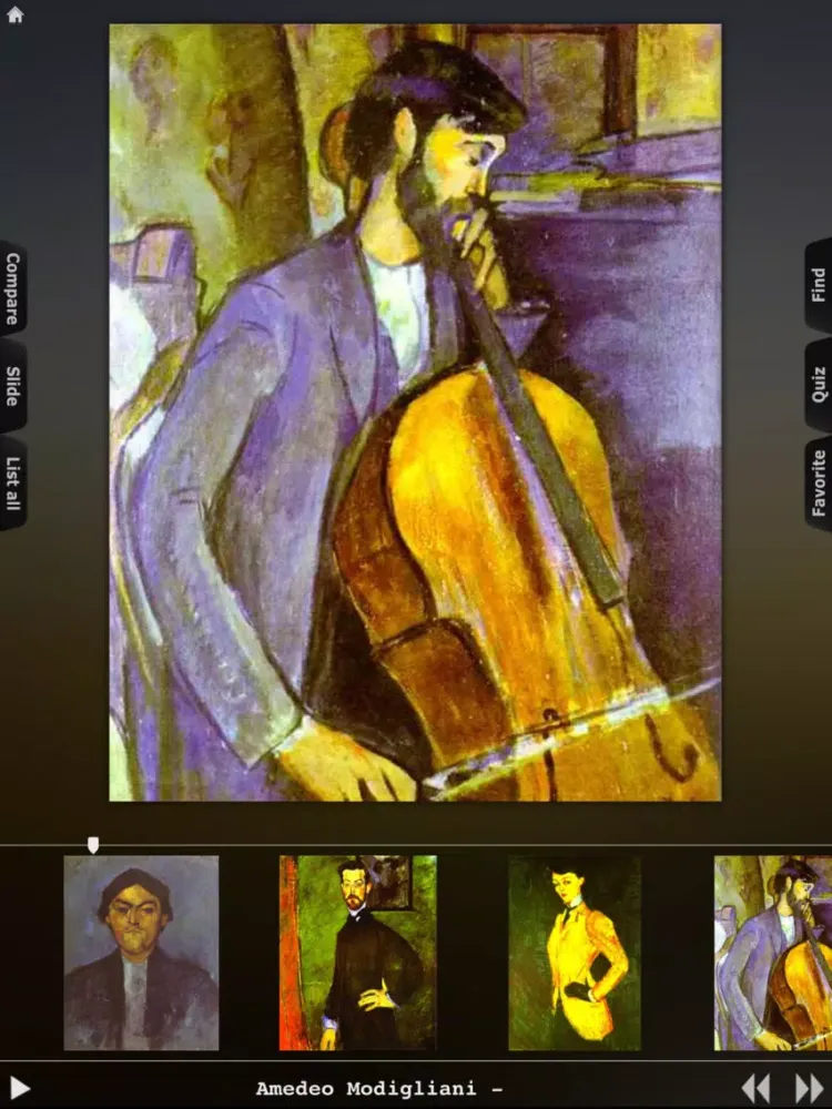 Modigliani Art Gallery iPad  Ekran Görüntüleri