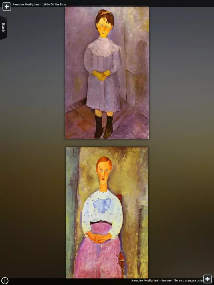Modigliani Art Gallery iPad  Ekran Görüntüleri
