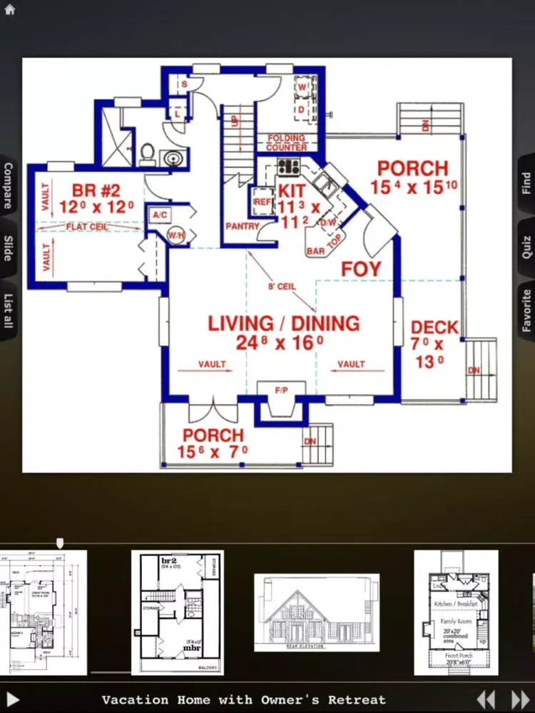 Tangkapan layar House Plans - Mountain iPad 