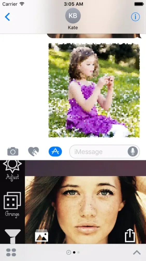 Ảnh chụp màn hình của Photo Wizard for iMessage