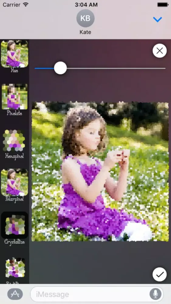 Ảnh chụp màn hình của Photo Wizard for iMessage
