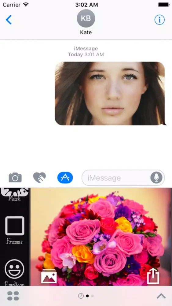 Ảnh chụp màn hình của Photo Wizard for iMessage
