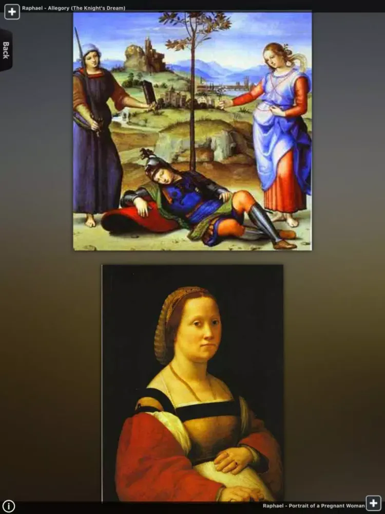 Raphael Art Gallery iPad  스크린샷