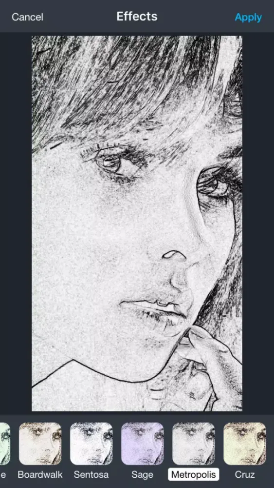 Tangkapan skrin Sketch Camera HD