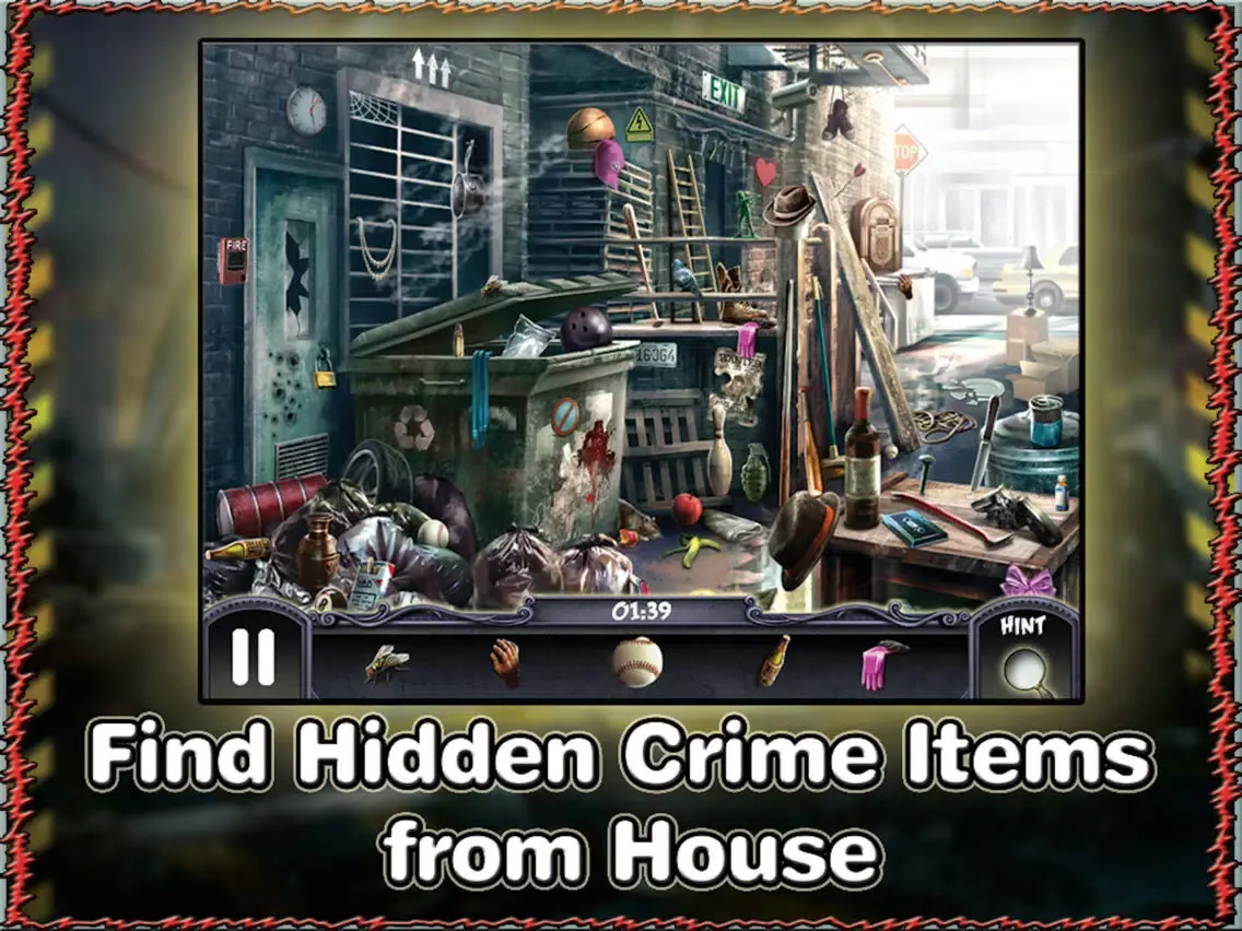 Tangkapan skrin Crime Mystery Hidden Object iPad 