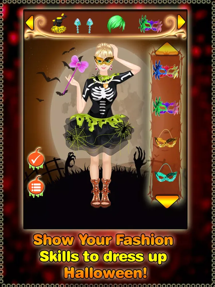 Скриншоты Halloween dress up game - Real Halloween girls iPad 