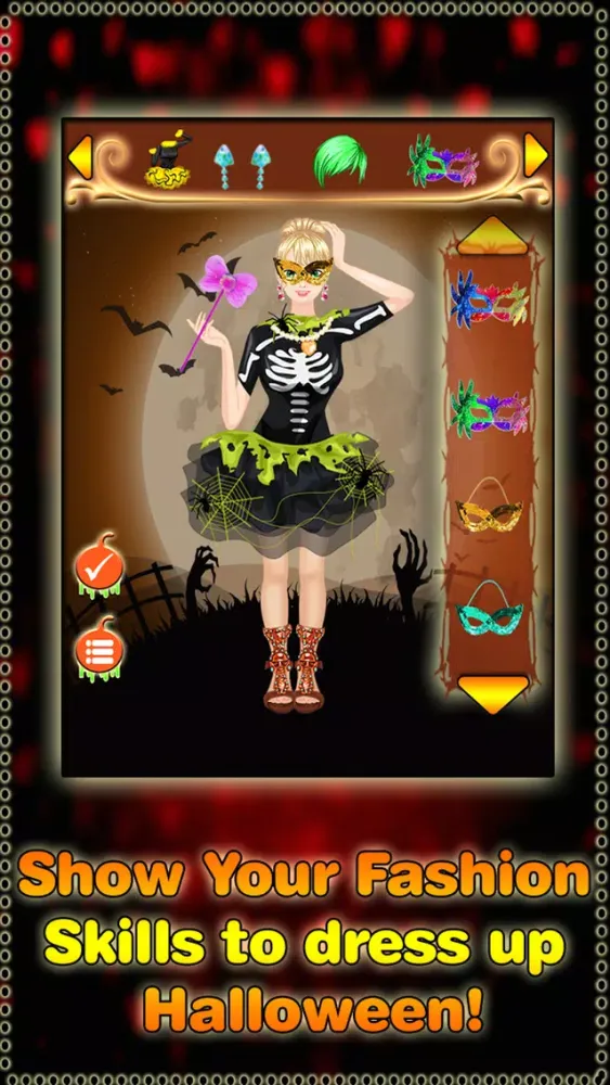 Скриншоты Halloween dress up game - Real Halloween girls