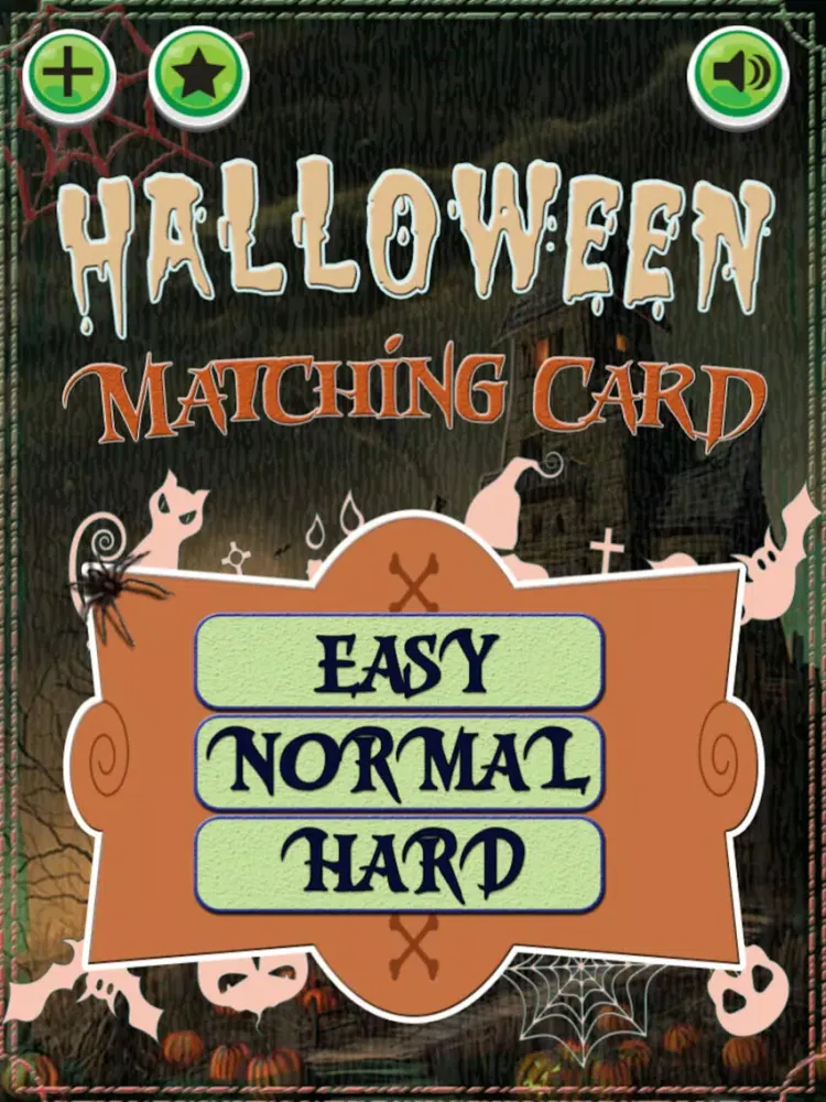 Halloween Match Game - Pairs Memory match game iPad Screenshots