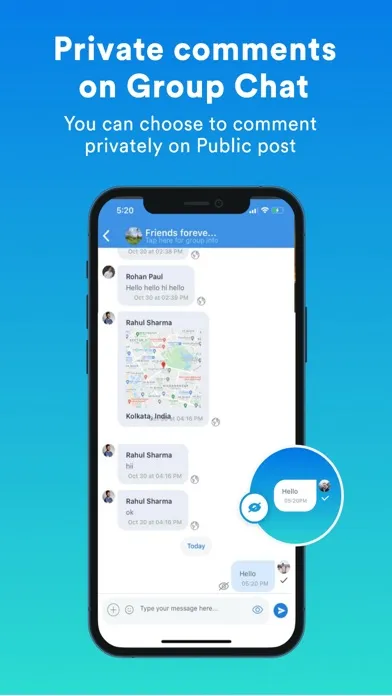 Capturas de pantalla de Private & Secure Messaging LYK