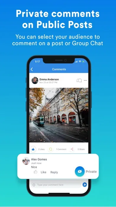 Capturas de pantalla de Private & Secure Messaging LYK