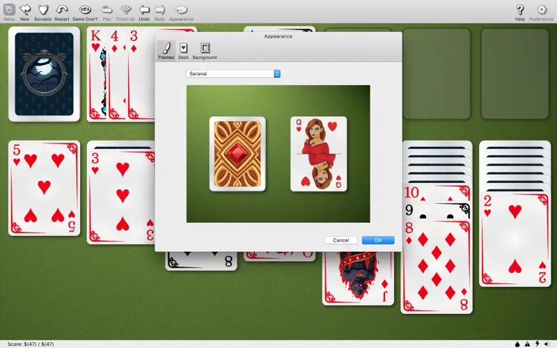 Capturas de tela do Top Solitaire