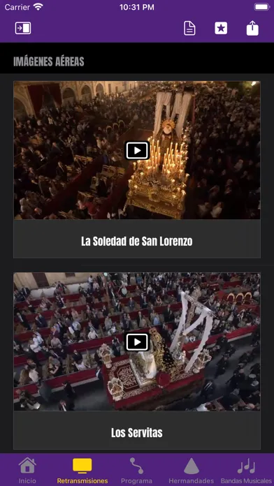Tangkapan layar Semana Santa Sevilla 2025