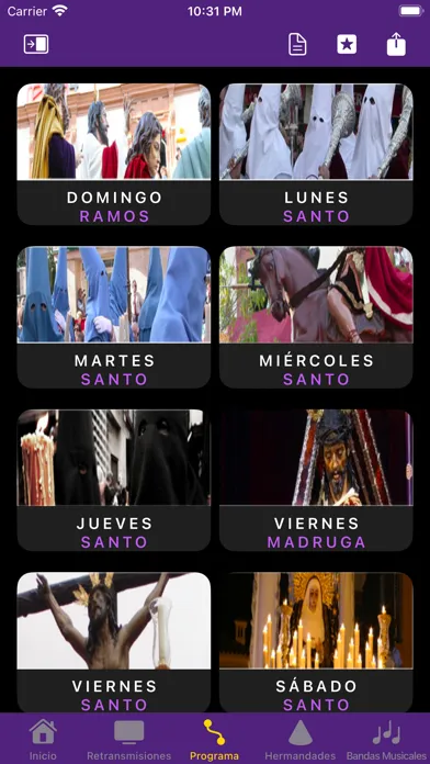 Tangkapan layar Semana Santa Sevilla 2025