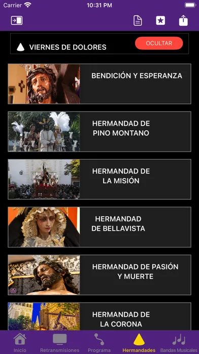 Tangkapan layar Semana Santa Sevilla 2025