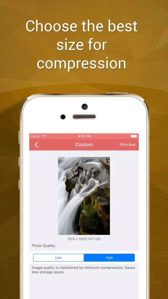 Compress Photos Screenshots